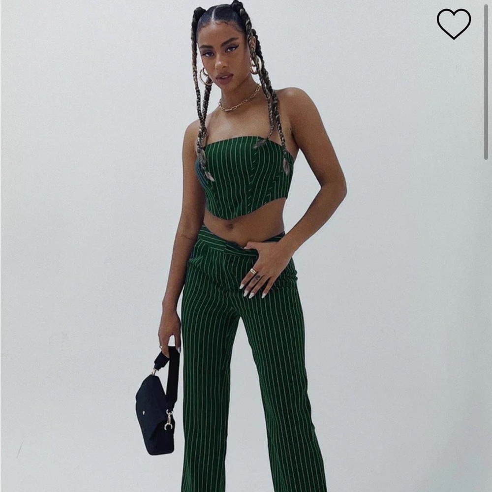 green stripe Gerri Set - size 2